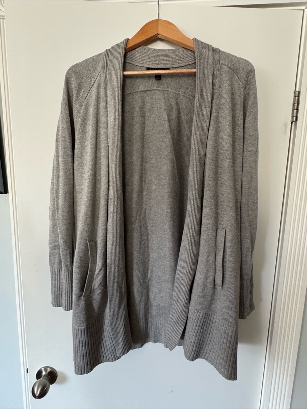 Banana Republic open draped sweater - size large.